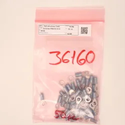 TE Connectivity 36160 PIDG Ring Tongue Terminal, 16-14 AWG, #10, 50-Pack, 2 of 6
