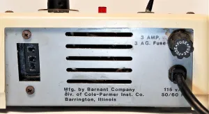 Cole-Parmer Masterflex 7144-05 Pump Drive with MICROPUMP 200-000 Head and Speed Control, 8 of 11