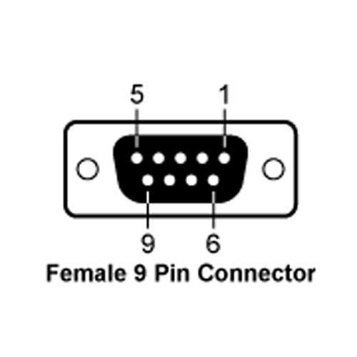 9-Pin D-Sub Female Connecting Cable for Printer or PC