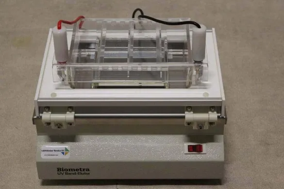 Biometra UV Band-Elutor Electrophoresis Cell for Agarose Gel DNA Separation and UV Monitoring
