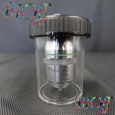 Nikon Fluor 20x 0.75 NA Microscope Objective, 160 mm Tube Length, 0.17 mm Cover Glass-cover