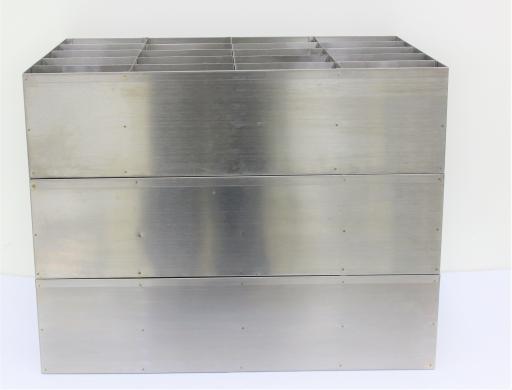 VWR 89214-678 Stainless Steel Rack for Upright Ultra-Low Temperature Freezers, 20 Cryobox Capacity-cover