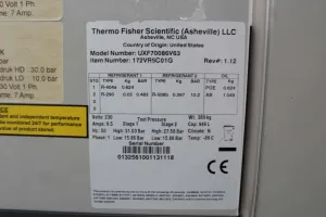 Thermo Revco UxF70086V63 Ultra Low Freezer, 4 of 4