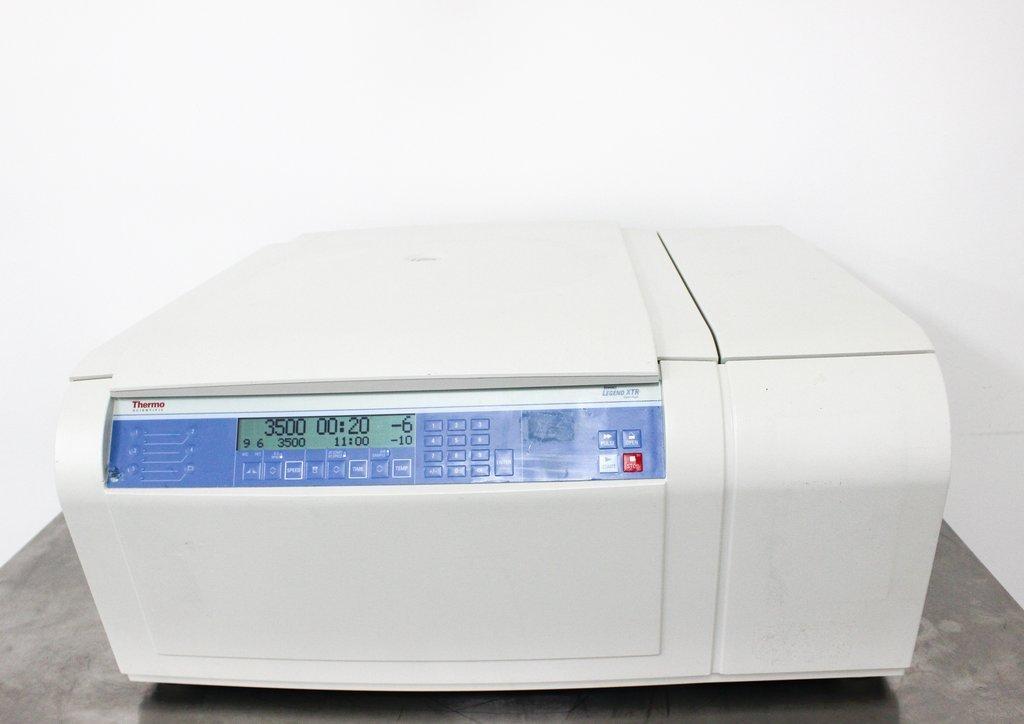 Thermo Sorvall Legend XTR 75004521 Refrigerated Benchtop Centrifuge, 15,200 RPM, -10°C to 40°C
