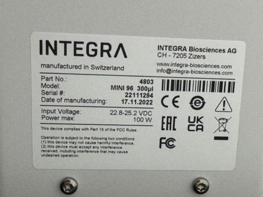 INTEGRA Mini 96 300uL Automatic Pipettor for High-Throughput Liquid Handling-cover