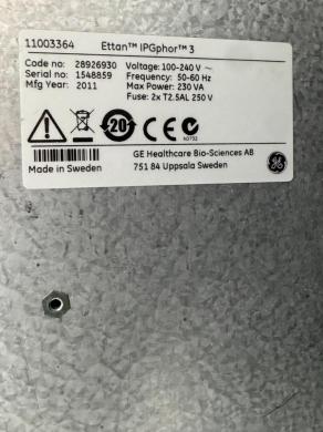 GE Healthcare Ettan IPGphor 3 Isoelectric Focusing System for Protein Separation-cover