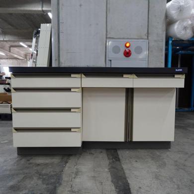 Dalton SJ1500L4 Laboratory Side Bench with 4-Drawer Left Storage, 150×75×80 cm-cover