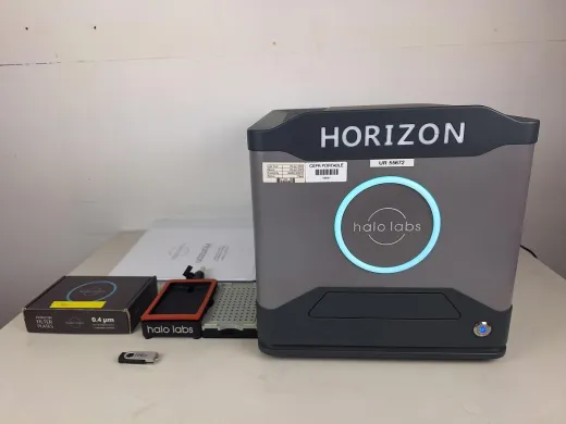 Halo Labs Horizon Particle Analyzer with Backgrounded Membrane Imaging (BMI) Technology