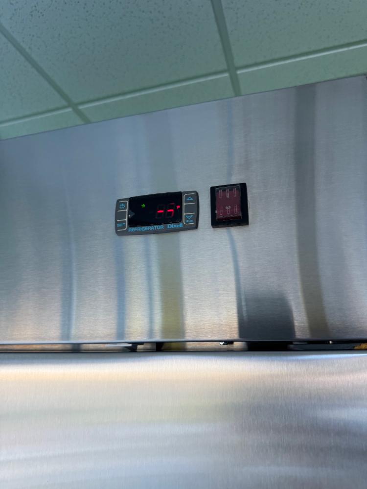 Cooler Depot XB54R-HC Stainless Steel Double Door Laboratory Refrigerator with Digital Temperature Control
