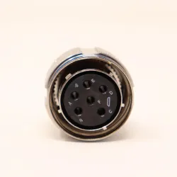 Amphenol D38999/26FE6SN MIL-DTL-38999 Series III Circular Connector, 6-Contact Crimp Socket Plug, 2 of 5