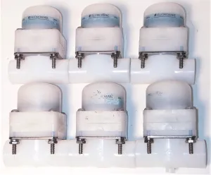Fluoroware Fluoroplastics 202-1 Pneumatic Diaphragm Valve, 1/2" Orifice, 2-Way, 5 of 9