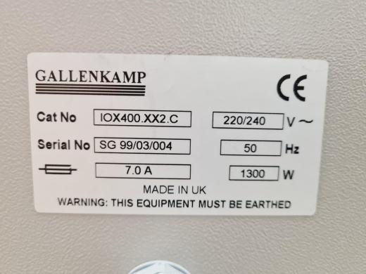 Gallenkamp Shaking Incubator Cat no. IOX400.XX2.C Lab
        NOTE - THIS IS A SPARES/REPAIRS ITEM-cover