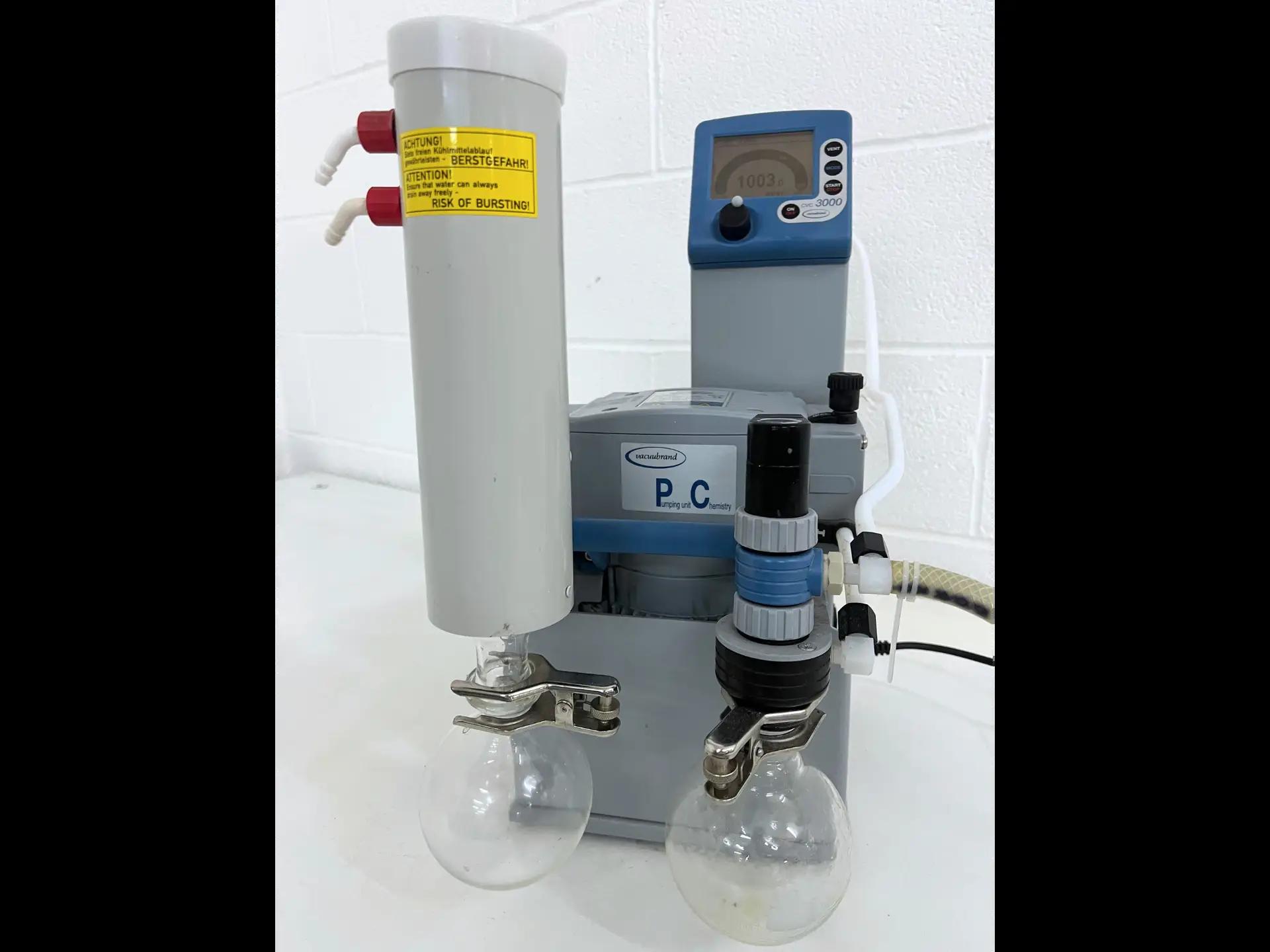 Vacuubrand PC 510 NT Two-Stage Chemistry Diaphragm Vacuum Pump with CVC 3000 Controller