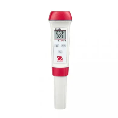 Ohaus Pen Meter ST20M-C Portable Electrochemical Meter for pH, Conductivity, and Salinity