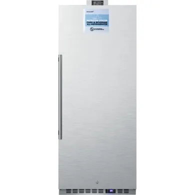 Accucold FFAR121SSNZ 10.1 Cu.Ft. Stainless Steel Laboratory Refrigerator with Digital Temperature Display