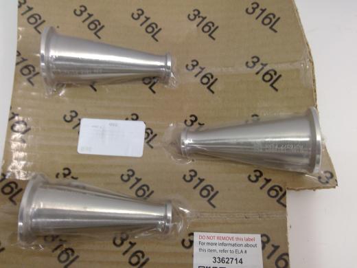 GVC Direct GVCEG31CC-6L1.5x.75 Sanitary Tri-Clamp Fittings 304/316L Stainless Steel-cover