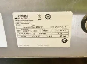 Thermo Scientific Heracell Vios 250i CO2 Cell Culture Incubator with iCAN Touchscreen Control, 22 of 28