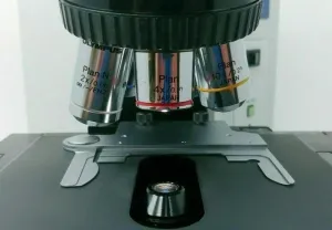 Olympus BX45 Microscope with Nanodyne LED, 5-Position Nosepiece, Tilting Binocular Head, 5 of 7