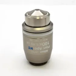 Nikon Plan Apo VC 100x Oil Immersion Microscope Objective ∞/0.17 DIC N2, 2 of 3