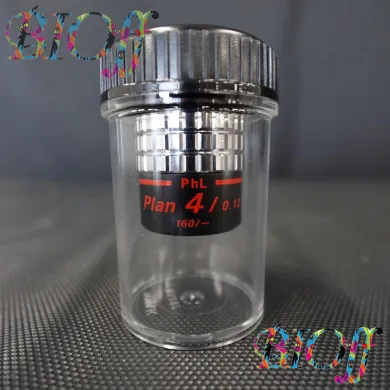 Nikon Plan 4x 0.13 DL 160/- PhL Microscope Objective