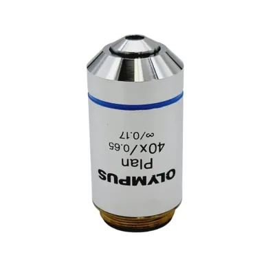 Olympus Plan 40x Microscope Objective for Brightfield Microscopy