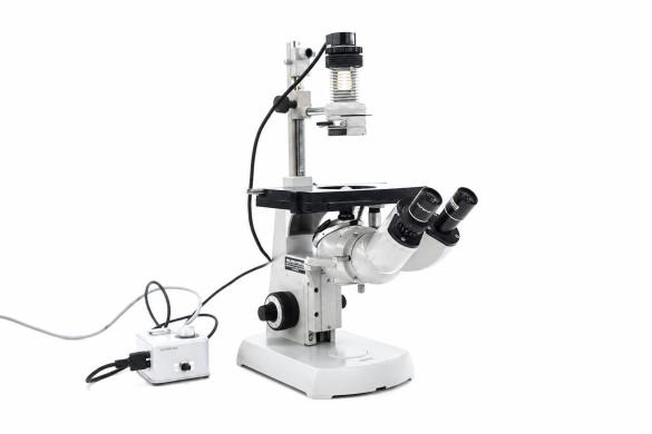 ZEISS Invertoscope D Inverted Microscope 32x 10x Phase Contrast 471281-0000/06-cover