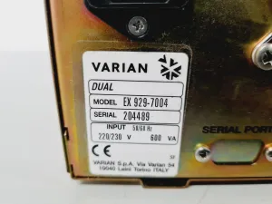 Varian Dual Ion Pump Controller Model EX 929-7004, 6 of 9