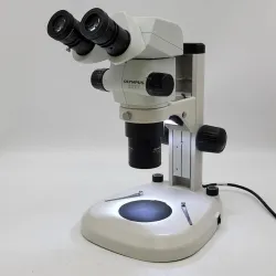 Olympus Stereo Microscope SZX7 with Binocular Head and Transmitted & Reflected LED Light Stand, 2 of 9