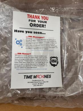 Time Machines TM4482 PoE Precision Network-Synchronized Clock-cover