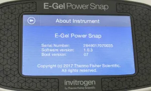 Invitrogen G8100/G8200 E-Gel Power Snap Electrophoresis System with Integrated Camera, 120V, 12 of 12