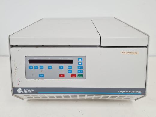 Beckman Coulter Allegra 64R Refrigerated Centrifuge with C0650 Fixed-Angle Rotor-cover