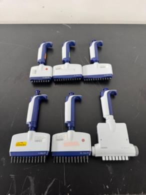 Rainin Pipet-Lite XLS Multichannel Pipettes Set of 6 for High-Throughput Liquid Handling-cover