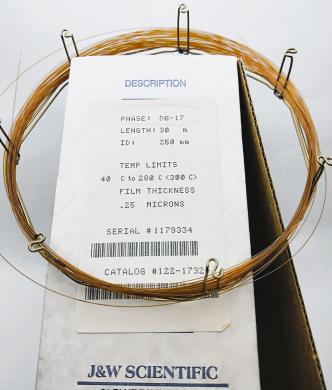J&W DB-17 Capillary Column, 30m x 0.25mm x 0.25µm-cover