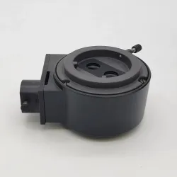 Leica Stereo Microscope with 1.5x Coaxial Incident Light Illuminator Model 10445108, 2 of 5