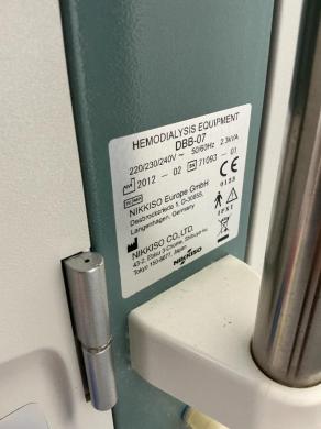 Nikkiso DBB-07 Hemodialysis Machine with Integrated Touchscreen and Dual Pump System-cover