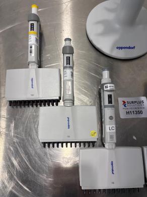 Eppendorf Research Plus x6 Multichannel Pipettes Set with Adjustable Volumes (10 µL, 100 µL, 300 µL)-cover