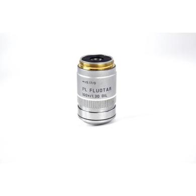 Leica PL Fluotar 100x/1.3-0.6 Oil Microscope Objective Objektiv 506009-cover