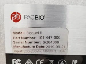 PacBio Sequel II Next Generation Sequencing System, 4 of 38