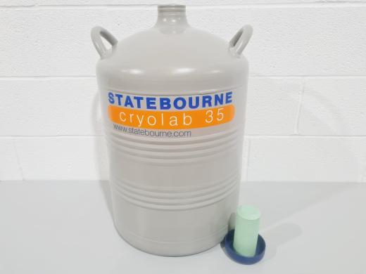 StateBourne Cryolab 35 Liquid Nitrogen Dewar for Cryogenic Storage-cover