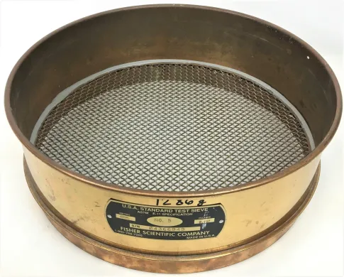 Fisherbrand 12" All Brass US-Standard Sieve Kit with 3 Sieves