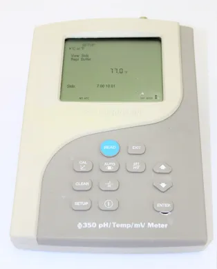 Beckman Coulter 350 Digital pH, Temperature, and mV Meter for Laboratory and Field Analysis