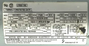 Gast 1023-101Q-G608X Rotary Vane Vacuum Pump (10 CFM), 7 of 7