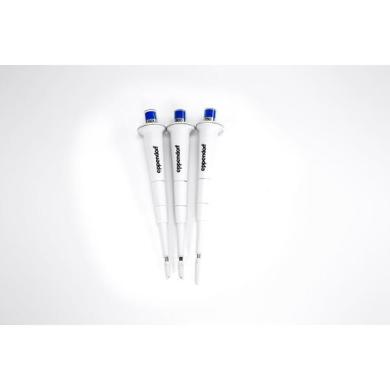 Set of 3 Pipettes Eppendorf 1-Kanal Channel fix Pipette 250 300 500 uL-cover