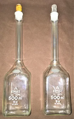 Kimble 28040-500 KIMAX Class A 500mL Square Volumetric Flask