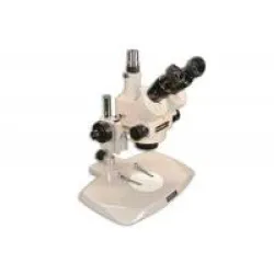Meiji EMZ-5TR Trinocular Stereo Microscope with PKC Pole Stand and MA502 Eyepieces, 2 of 6