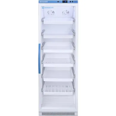 Accucold ARG15PVDR 15 Cu.Ft. Upright Glass Door Vaccine Refrigerator with Removable Drawers