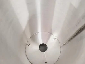 TEM Vacuum Chamber Parts 60cm Diameter, 98cm Height on Aluminium Bench, 8 of 17