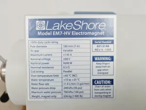 LakeShore Cryotronics EM7-HV Electromagnet with Control Unit, 7 of 18