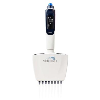 Scilogex iPette Plus 8-Channel Electronic Pipettor, 0.5-10ul-cover