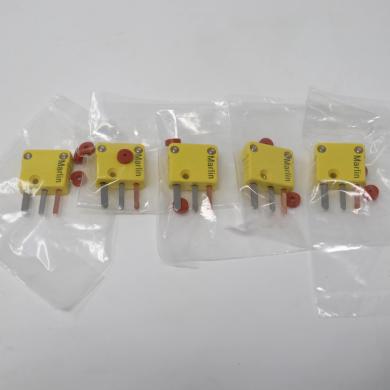Marlin 1261-K Type K 3 Pole Mini Thermocouple Plug – 5 Pack-cover